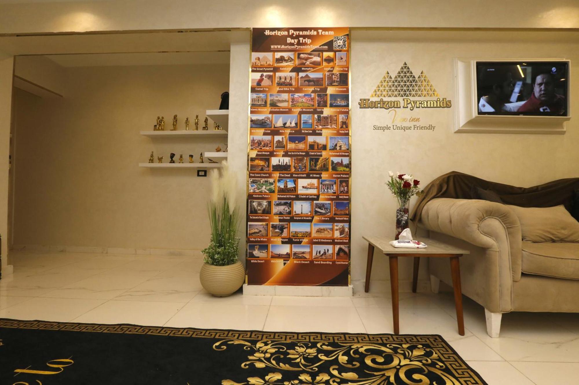 Horizon Pyramids View Inn Kafrat al Jabal Bagian luar foto